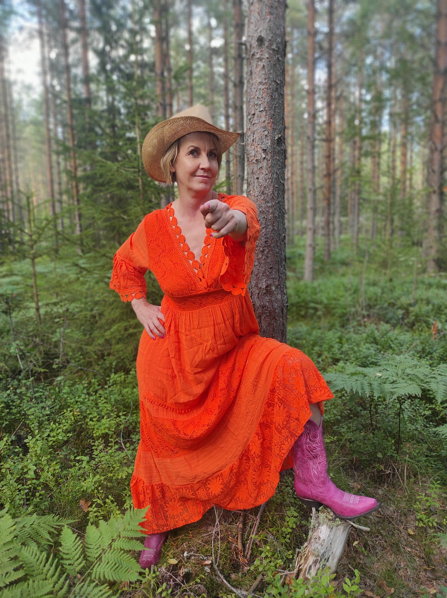 Rivitanssiohjaaja Annika Koskela